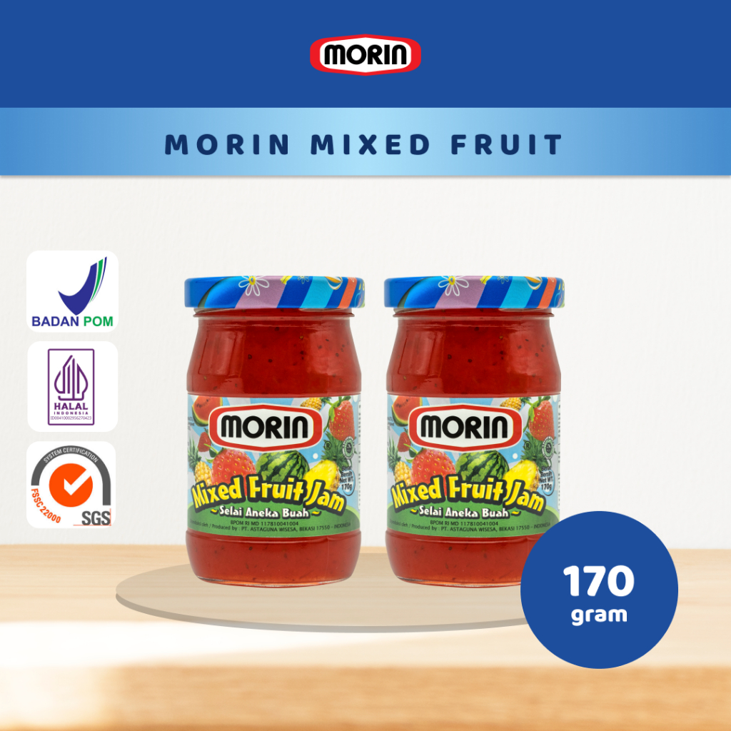 

MORIN SELAI MIXED FRUIT 170 GR PAKET ISI (2)