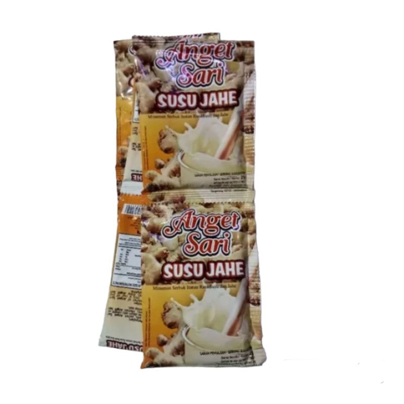 

Anget sari susu jahe 1renceng 10 Sachet @25g