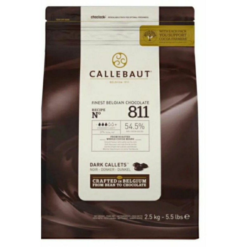 

PROMO CUCI GUDANG REPACK 200GR CALLEBAUT DARK 811 EXP NOV 2024