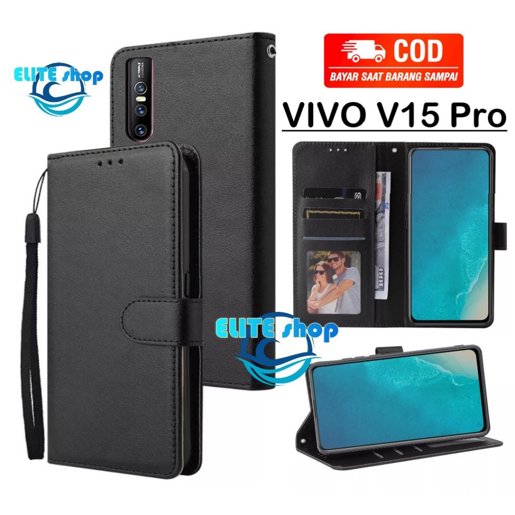 Flip Case VIVO V15 PRO Case Wallet Kulit Casing Dompet Case Wallet Leather Flip Case VIVO V15 PRO Ca
