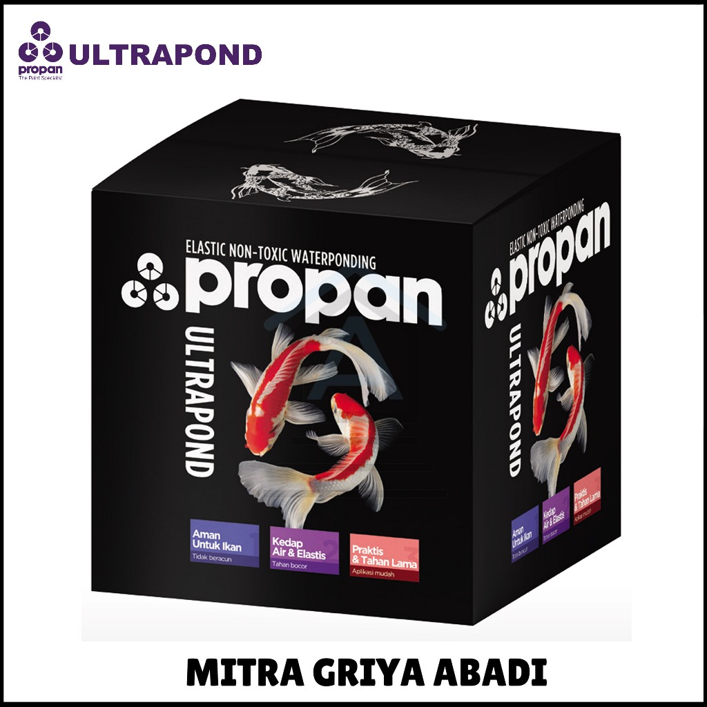 Ultrapond Cat Anti Bocor Untuk Kolam Ikan 2,5Kg Set