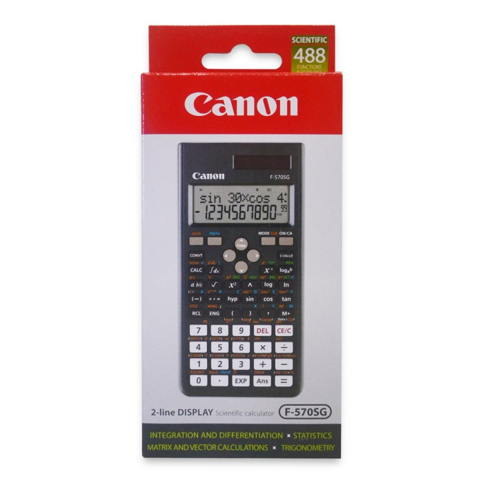 

Canon Kalkulator Ilmiah Calculator Scientific F 570SG