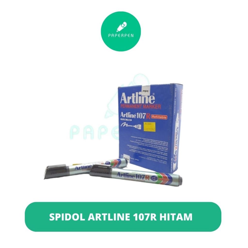 

(Lsn) Spidol Artline 107R Hitam