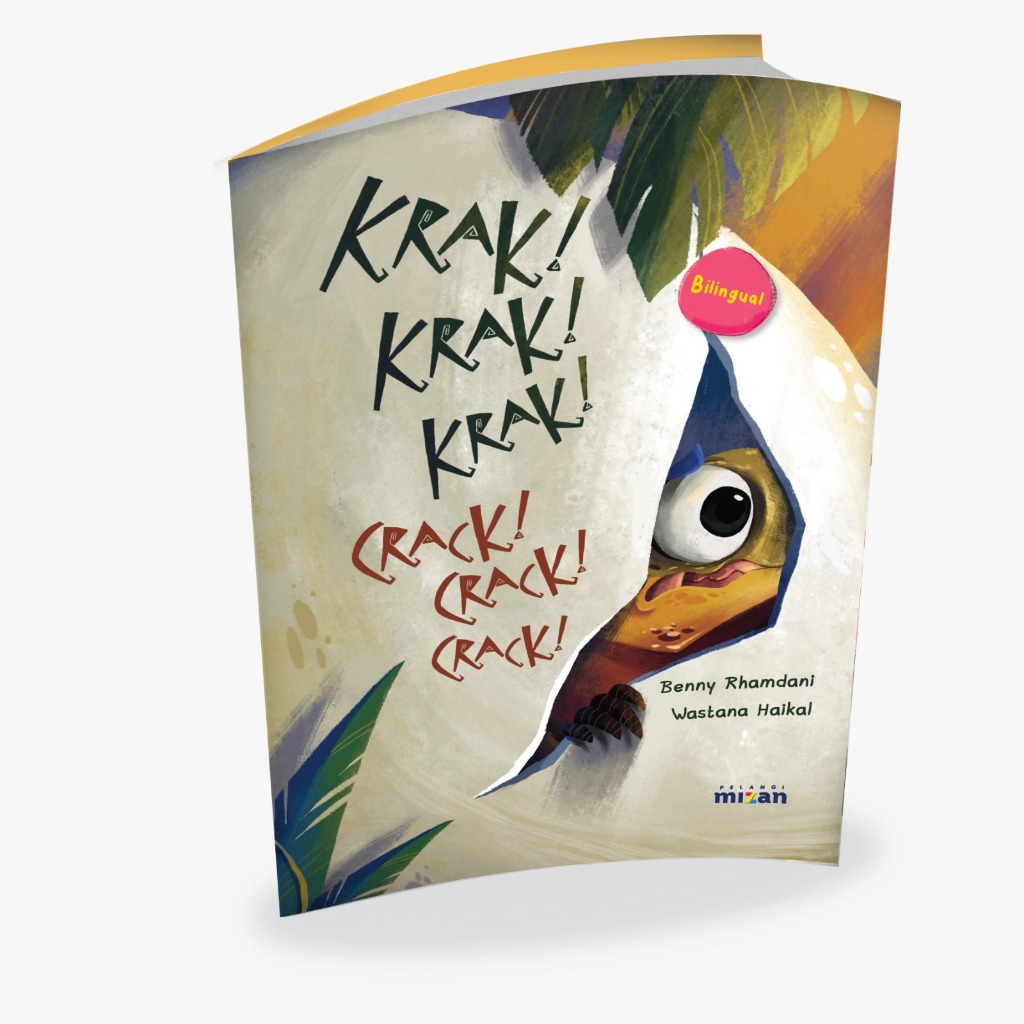 [Buku-PL] Krak Krak Krak (Crack Crack Crack) | Buku Anak Bilingual Soft Cover