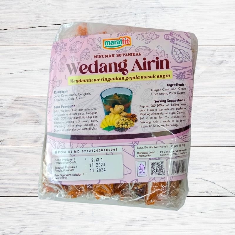 

Minuman Botanikal Herbal Wedang Flura, Wedang Airin, Wedang Jasruk isi 10pcs Murah Terlaris Minuman Herbal Tradisional