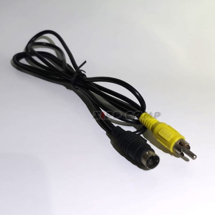 SALE Kabel S-Video 4 Pin to RCA Kuning (video saja) 1.5m Male