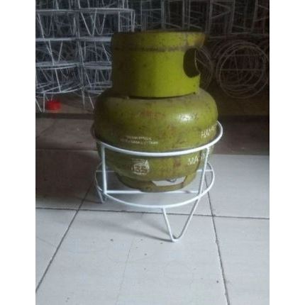 RAK TATAKAN BESI GAS LPG 3KG / BISA COD RAK GAS TABUNG ATAU POT TANAMAN