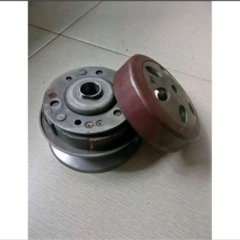 Pully kampas Ganda Motor Honda beat karbu/ Spacy karbu Copotan Original