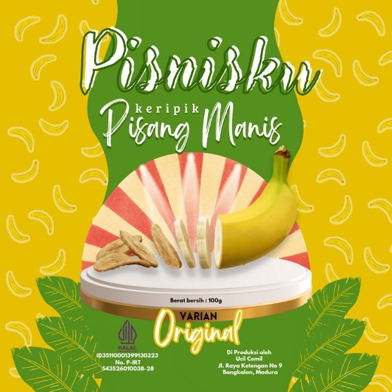 

KERIPIK PISANG MANIS 100g (PREMIUM), SUPER MANIS DAN RENYAH