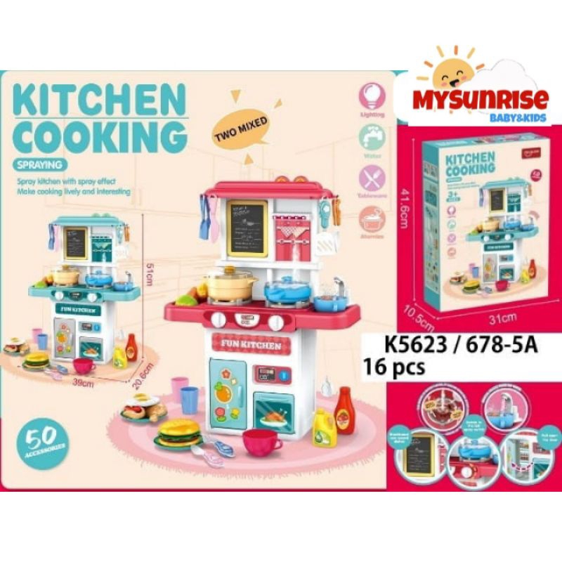 TERLENGKAP !! Mainan Masak Masakan 36pcs / Mainan Anak Masak Masakan / Mainan Dapur Anak