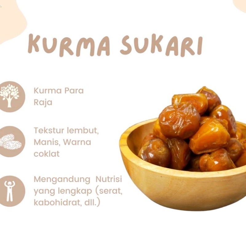 

Buah Kurma | Kurma sukari kurma raja 500g