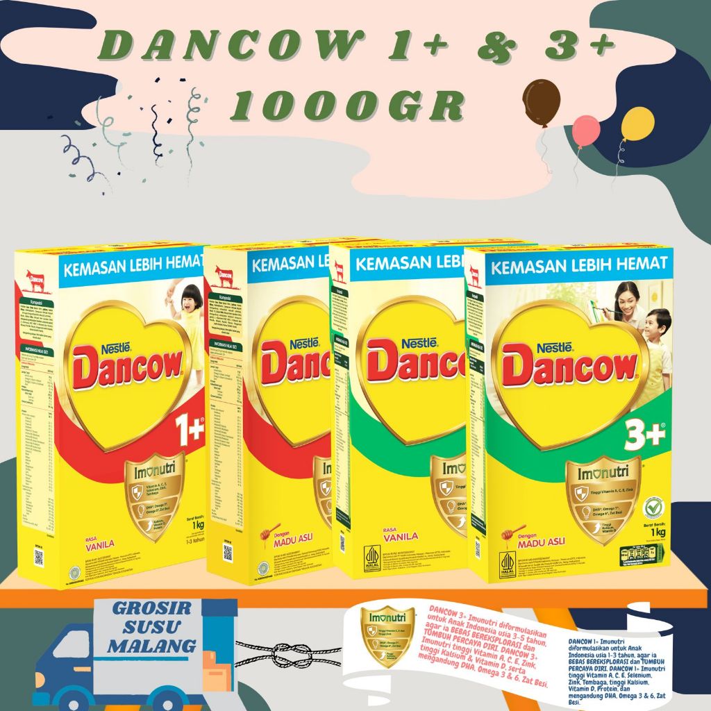 DANCOW 1+ 3+ 5+ 1kg All Variant