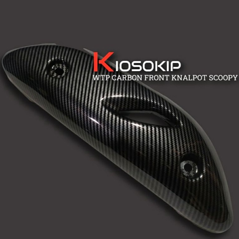 tutup knalpot scoopy 22221 carbon celup  J