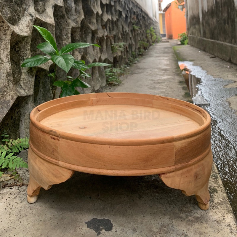 Tebok Sangkar Kapsul Lovebird Tebok Kayu Motif Batman D33cm