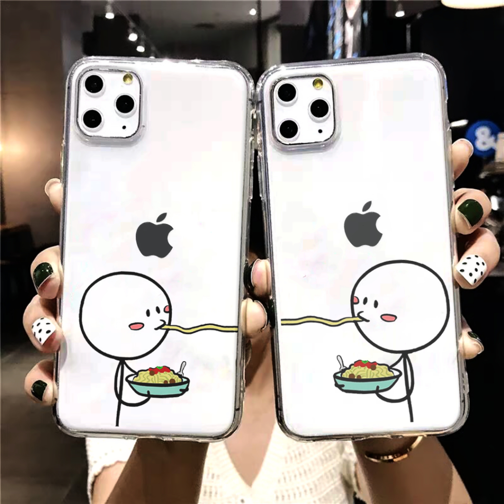 Case Couple All Type Anti Crack Softcase Bisa Custom Untuk Couple Desain Kartun Kostum Untuk Couple