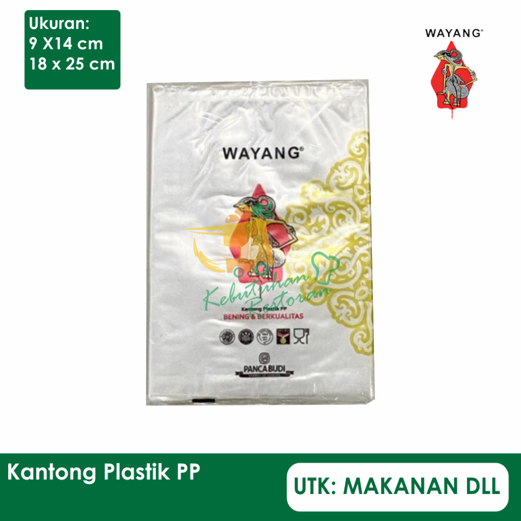 PROMO Plastik PP Wayang / Plastik Cap Wayang