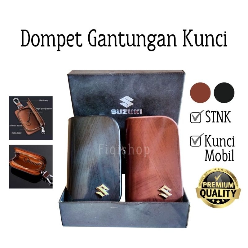 Gantungan Kunci Mobil Suzuki Dompet Stnk Kunci Remot Mobil Suzuki