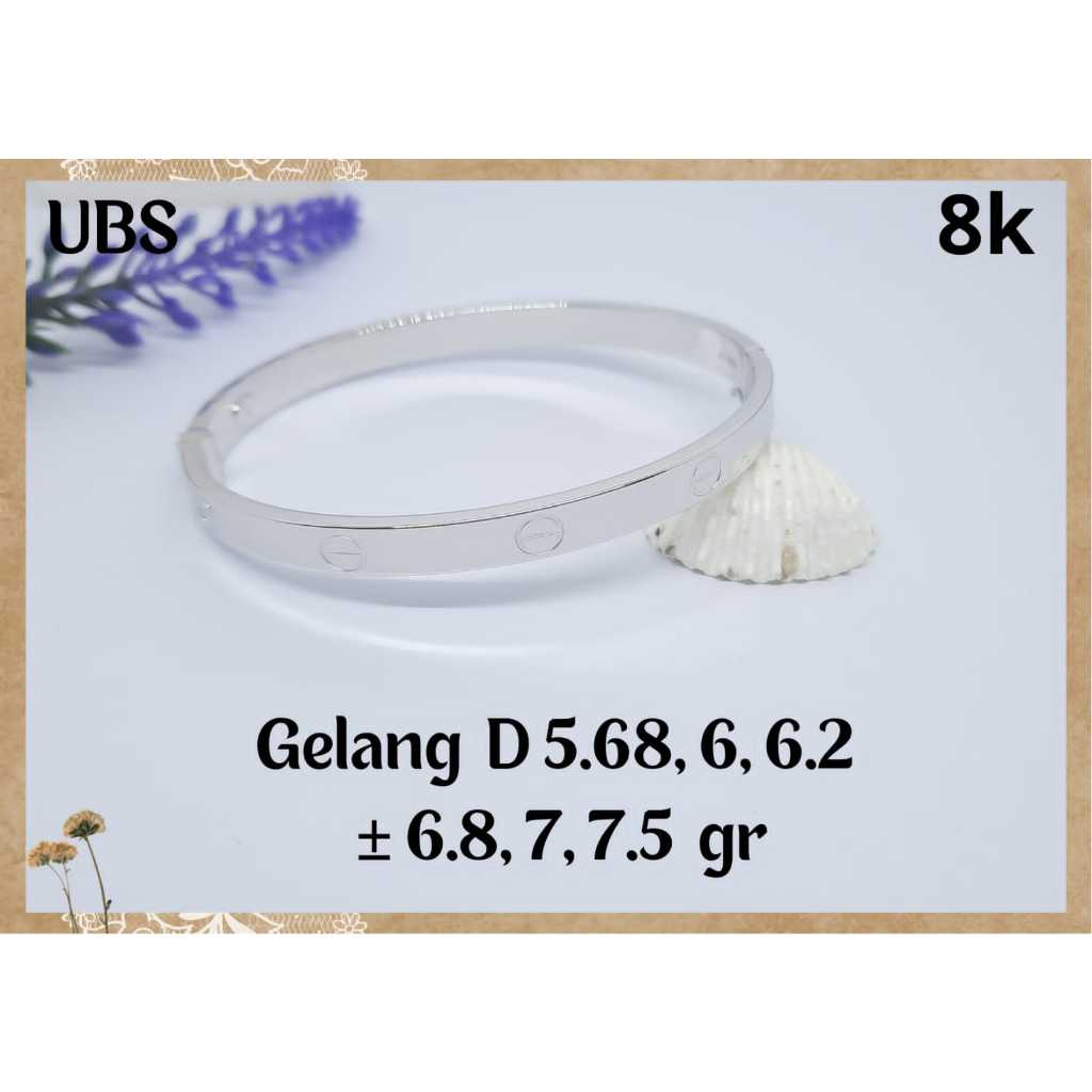 LMV Gelang Tangan Emas Putih Kartier 375 8k