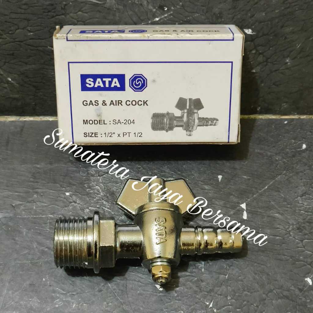 Kran gas single LPG 1/2 inch Air cock Keran Kompor