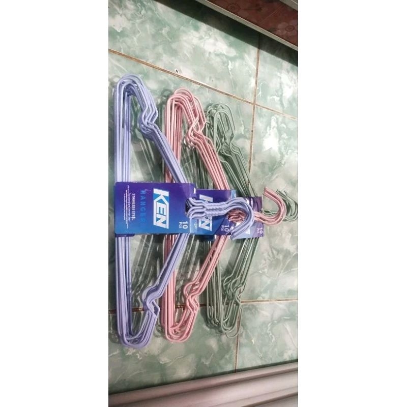 Hanger Kawat Warna bahan Tebal setebal Besi