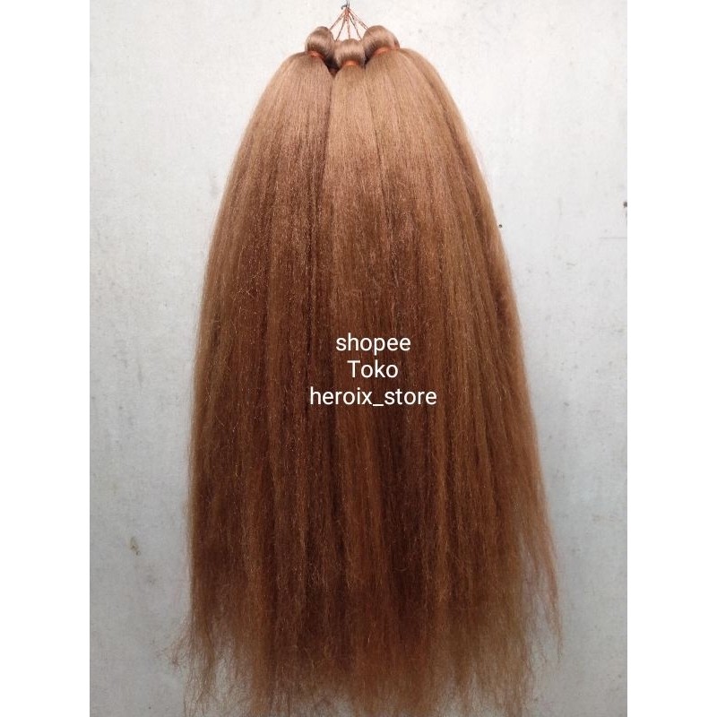 Rambut cemara warna coklat/rambut cemara coklat