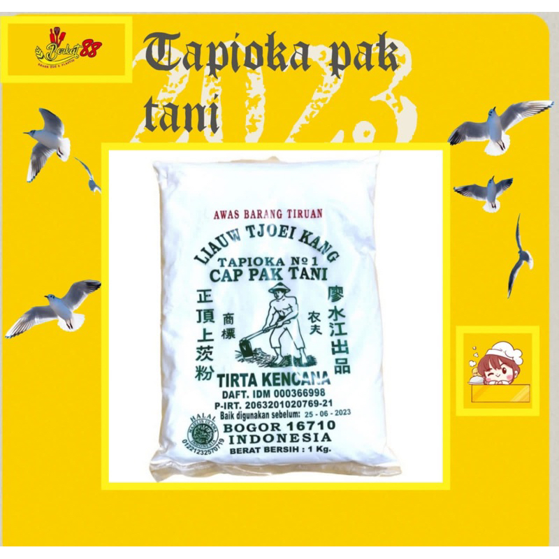 

Tepung Tapioka Cap Tani LIAUW TJOEI KANG 1 Kg