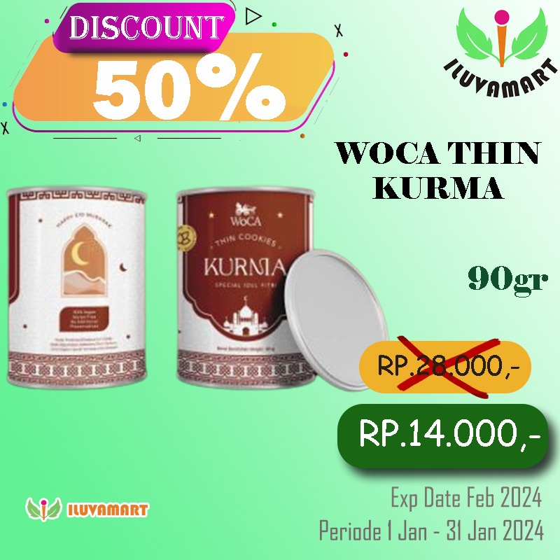 

Woca THIN COOKIES VEGAN 100g Krunz Chocolate With Flaxseed Kukis Tipis