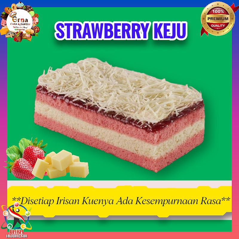 

BOLU KUKUS STRAWBERRY KEJU - Bolu Kukus Qualitas Terbaik - Kue Bolu - Bolu Cake - Bolu Kukus