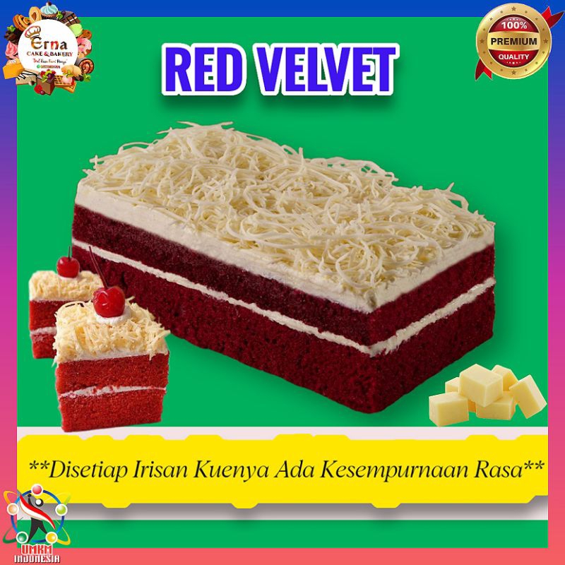 

BOLU KUKUS RED VELVET - Bolu Kukus Qualitas Terbaik - Kue Bolu - Bolu Cake - Bolu Kukus