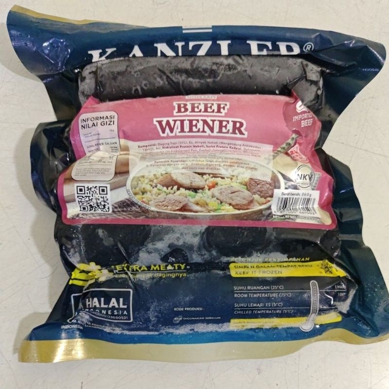 

Kanzler Sosis Sapi Beef Wiener Isi 5