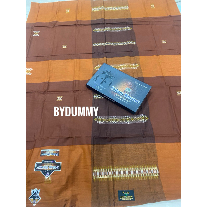 Sarung Pohon Kurma special songket benang 9000 sarung laki motif kotak kombinasi songket motif kun w