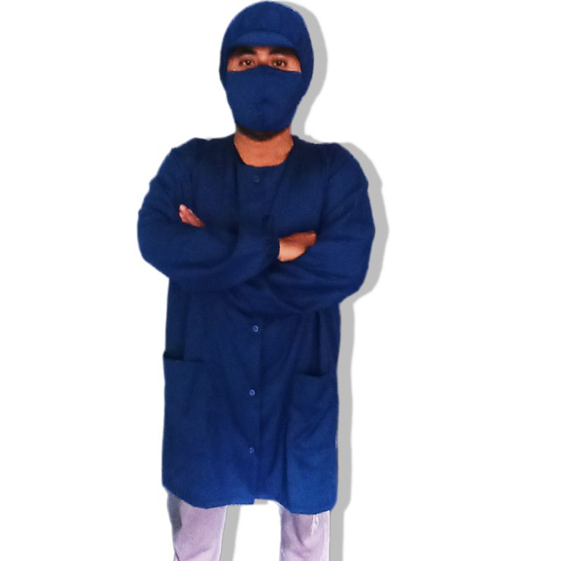 Baju Seragam Kerja Karyawan Bagian Produksi Pabrik Makanan Industri farmasi Udang Murah