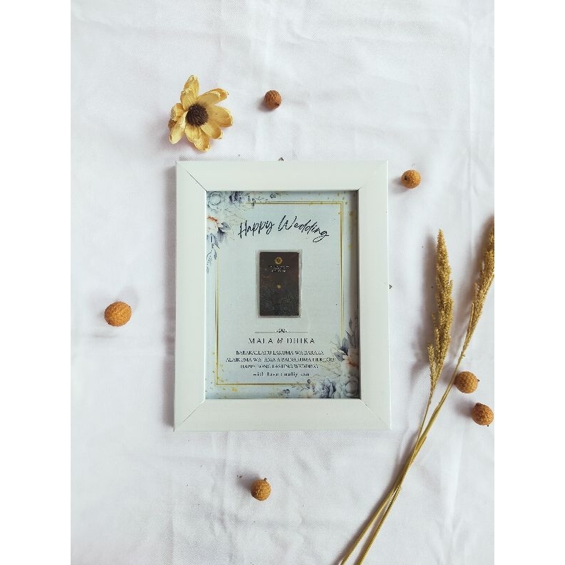 FRAME CUSTOM 6R KADO WEDDING KADO PERNIKAHAN KADO WISUDA
