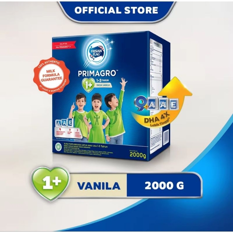 Frisian flag primagro 1+ vanila 2000gr