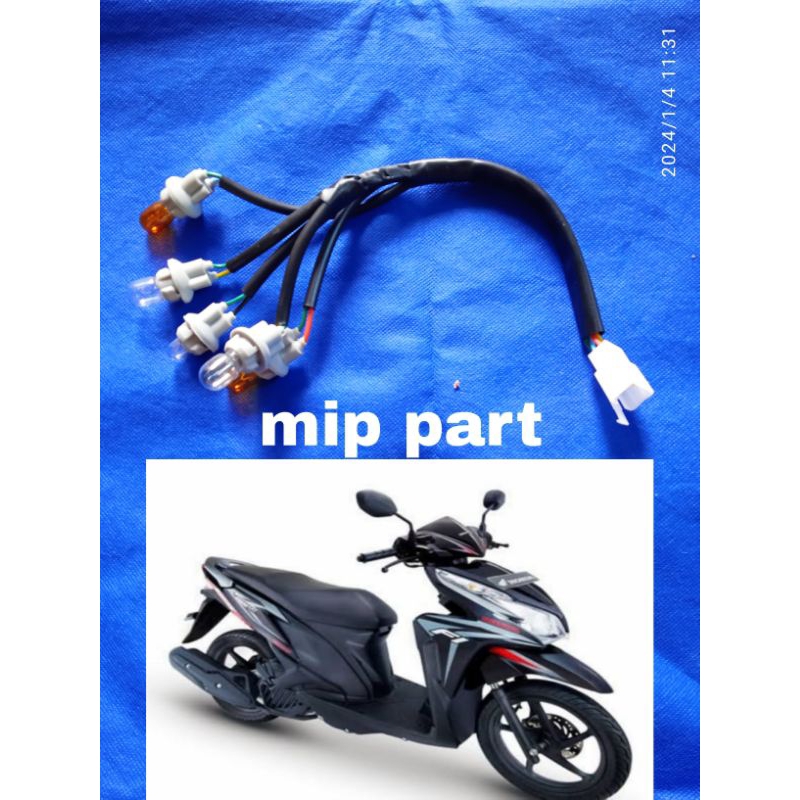 kabel soket fiting piting lampu stop belakang vario 125 old KZR berkualitas super awet