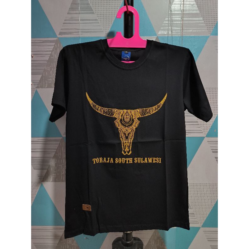 kaos distro dewasa Toraja tanduk tedong