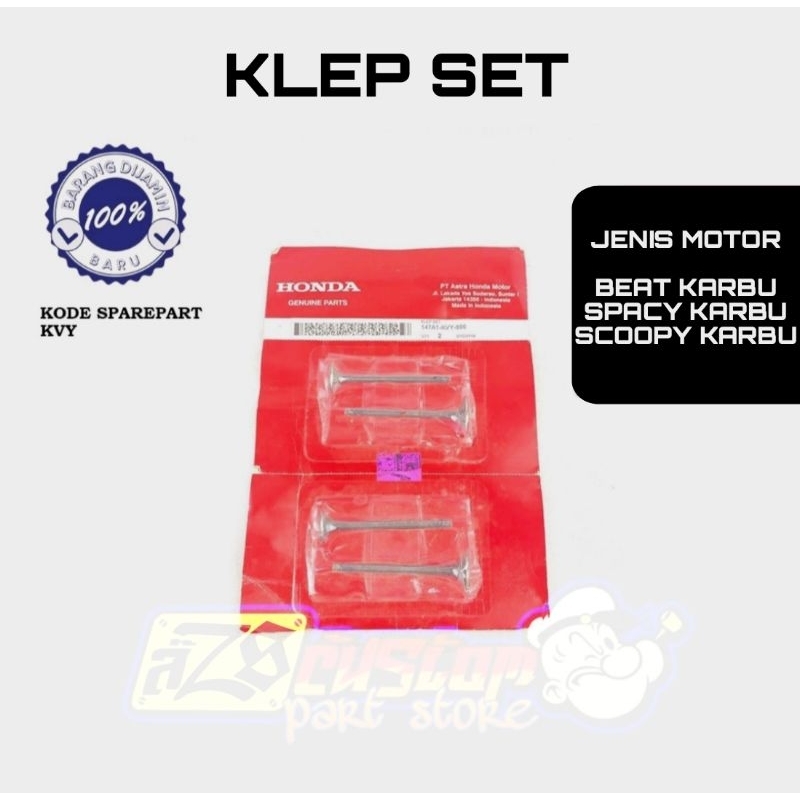 PAYUNG KLEP SET KLEP HONDA BEAT KARBU SPACY KARBU SCOOPY KARBU