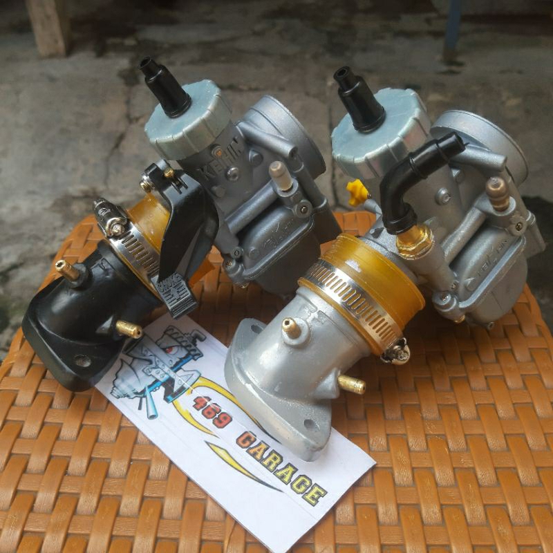 awesomether - paket karburator keihin pe24 pe26 pe28 + manipol jupiter mx old & new