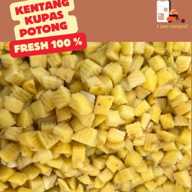 

Kentang potong Kupas 500 gram Potato Fresh KIRIM INSTAN BANDUNG