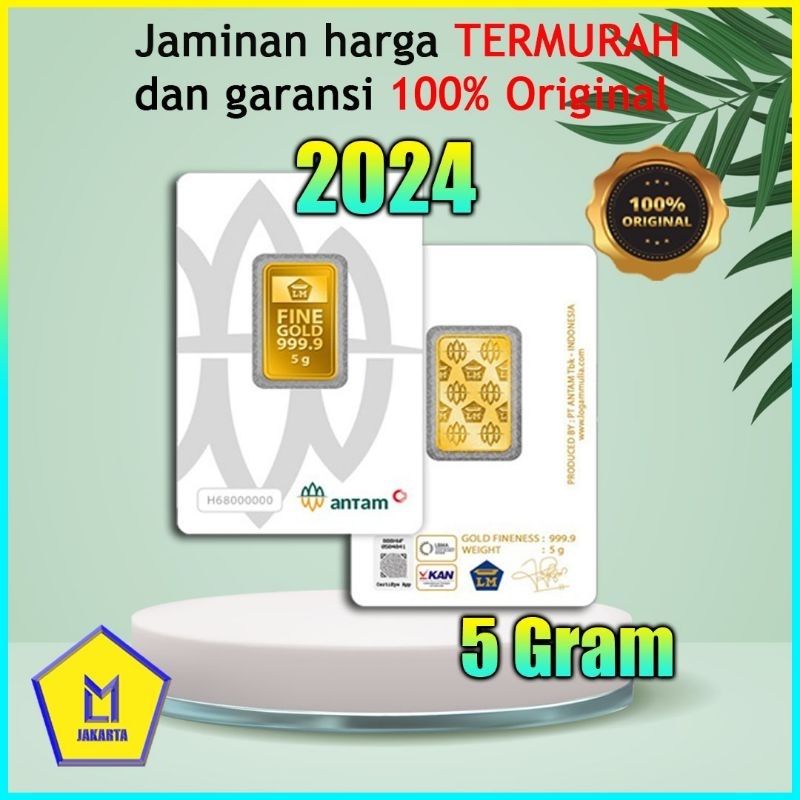 LM EMAS ANTAM 5 GRAM, LOGAM MULIA TERBARU