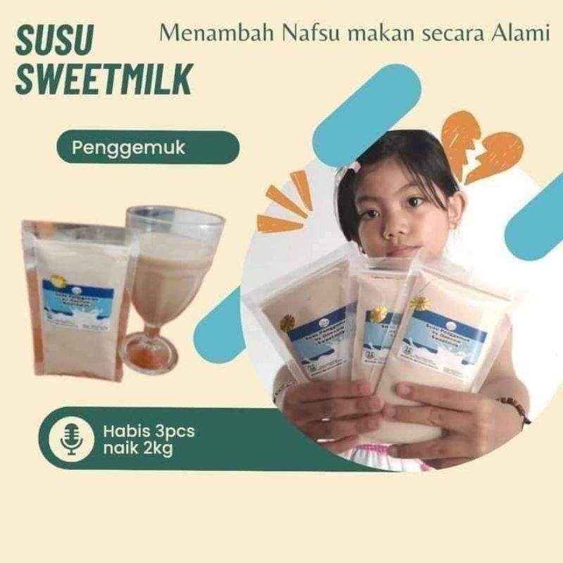 

Sweetmilk Susu 60 gram sudah BPOM