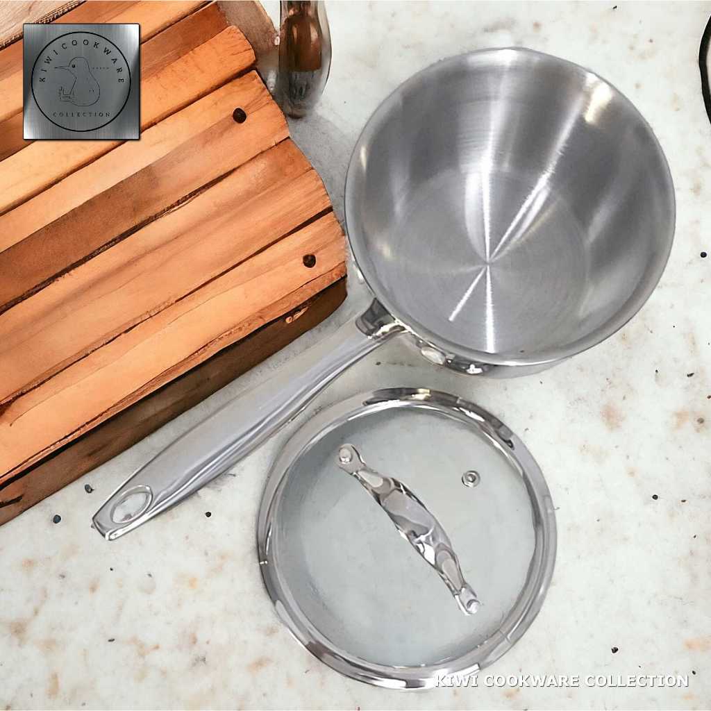 Sauce Pan 14cm Panci Susu Stainless Steel Brand Martha Stewart Stainless Premium Tebal LovelynaStore