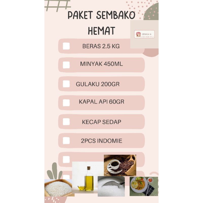 

paket sembako murah