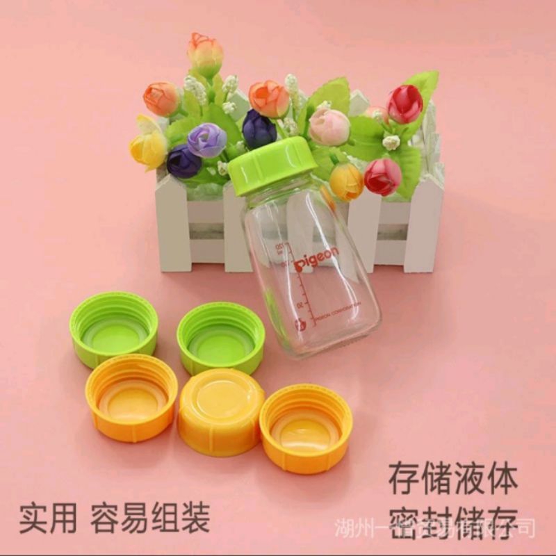 Tutup Botol Susu Slimneck / Botol Susu Standar ( Huki, Pigeon, Baby Safe)