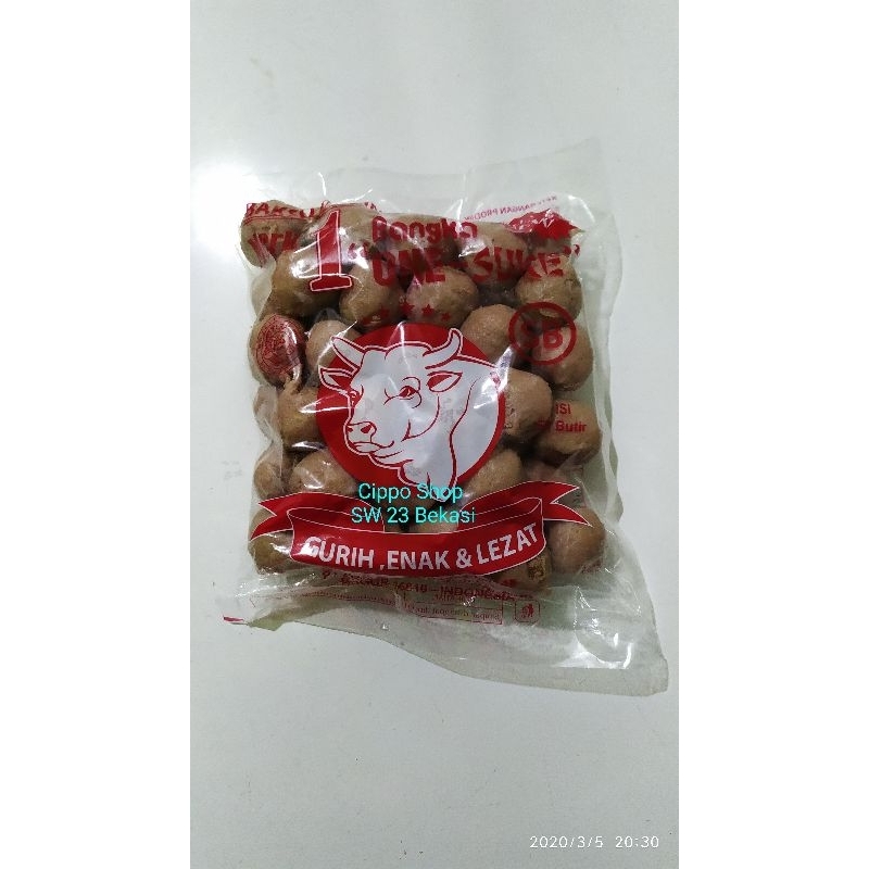 

Bakso Sapi Bangka ONE SUKE Isi 50, Best Quality....!!!