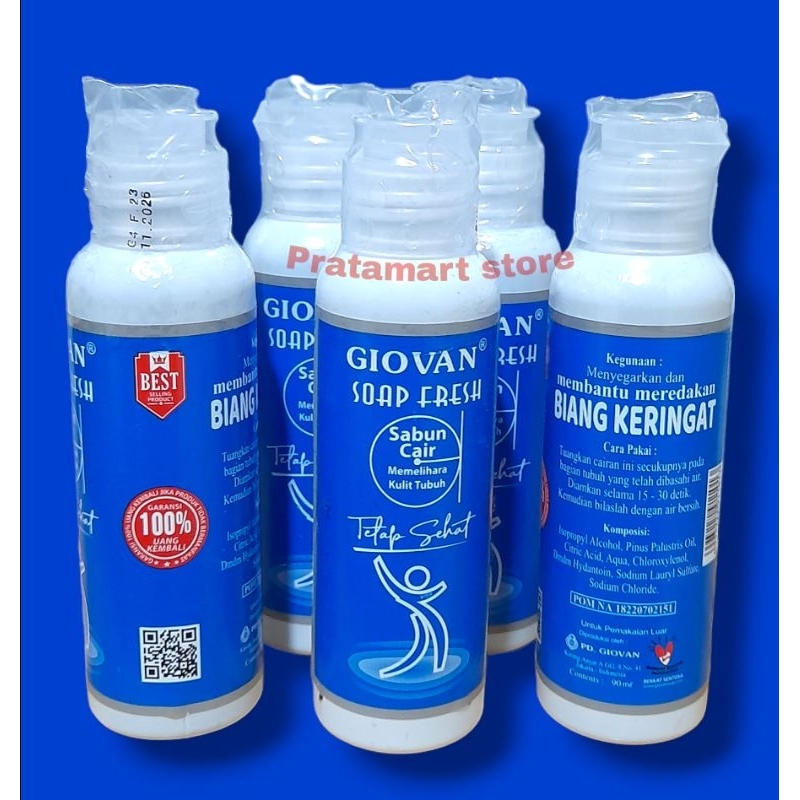 GIOVAN SOAP FRESH/SABUN GIOVAN 90 ML