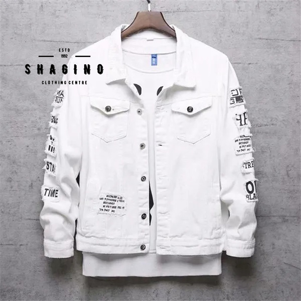 Shagino | Terbaru Jaket Jeans / Jaket Jeans Pria / Jaket Jeans Wanita / Jaket Jeans Korea / Jaket Je
