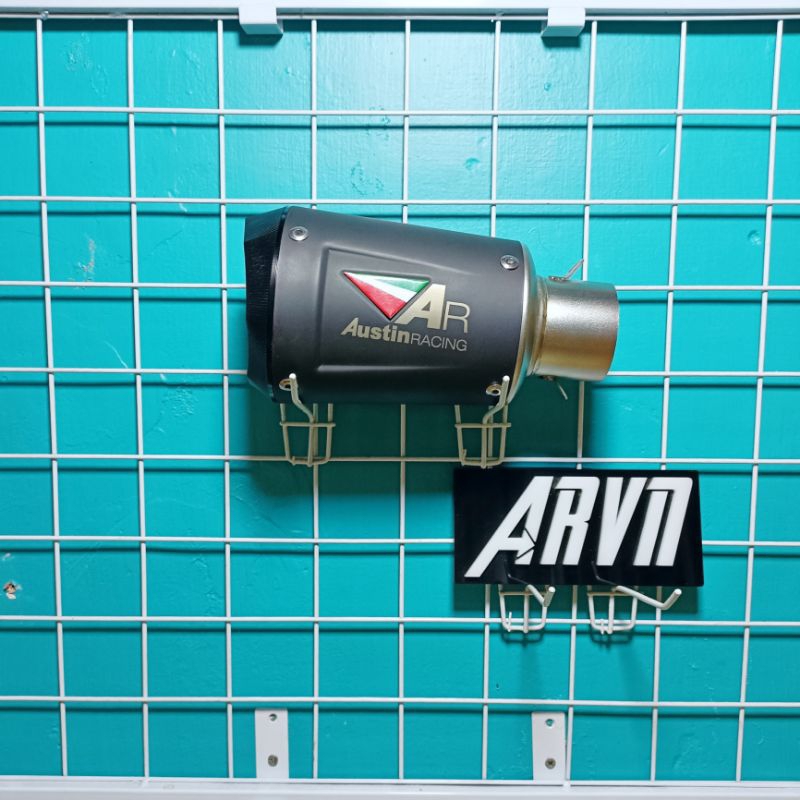 AUSTIN RACING V3 ANODIZE HITAM KNALPOT IMPORT