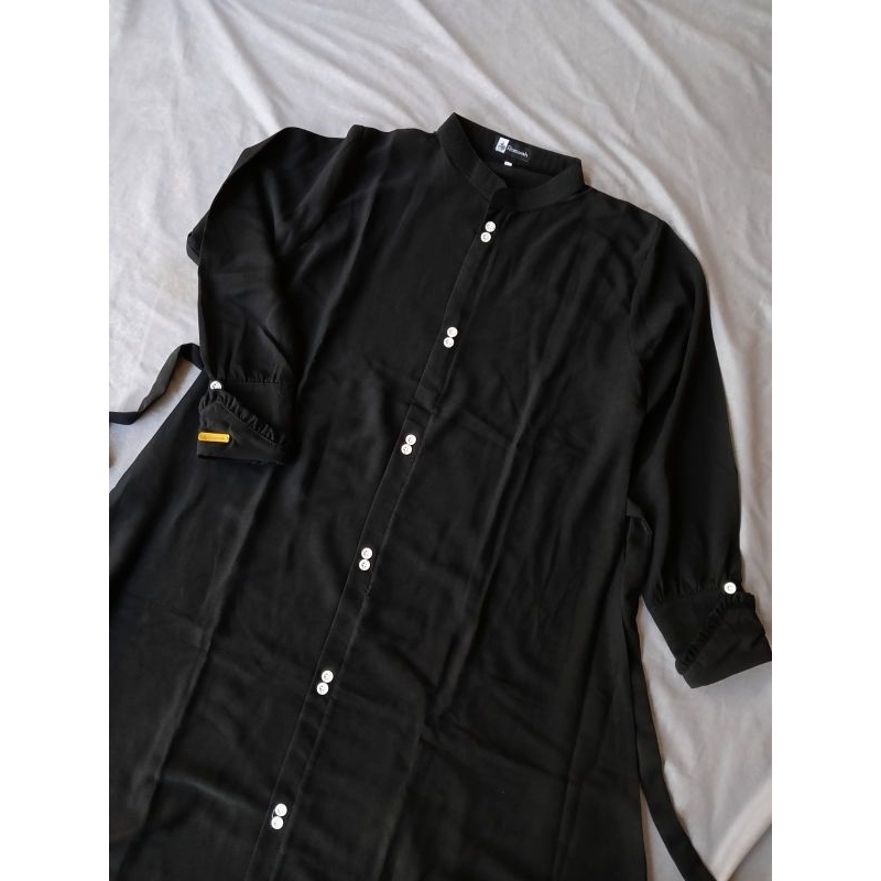 ABAYA JETBLACK KANCING EIMAN