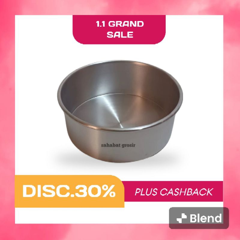 Cetakan kue bulat loyang bulat press ukuran 14.16.18.20